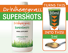 Dr Wheatgrass supershots